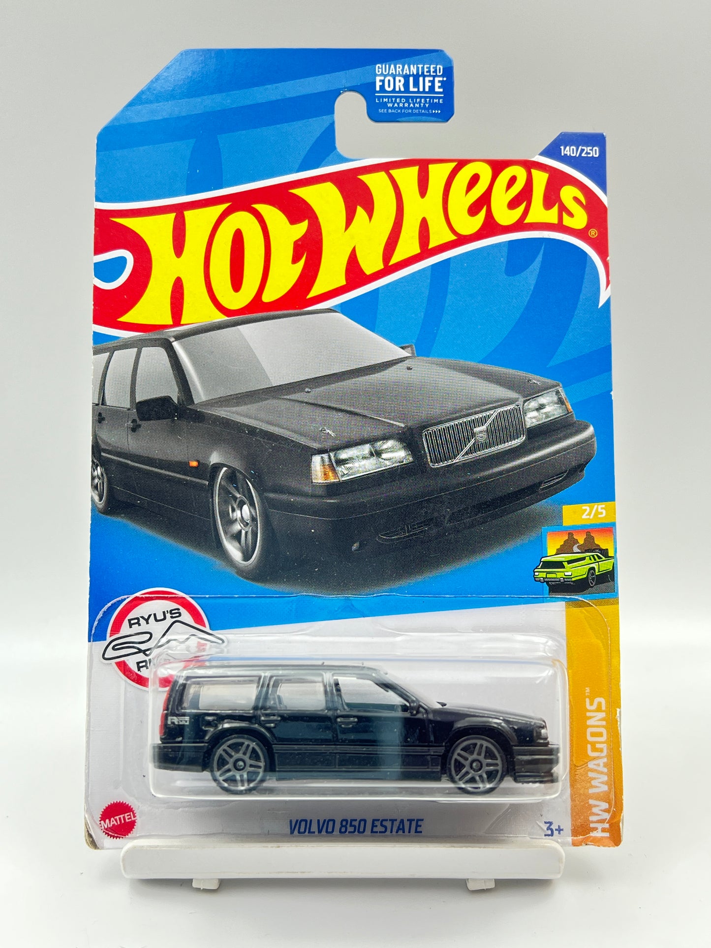 SOFT CORNERS - HOT WHEELS - VOLVO 850 ESTATE - BLACK - 9B