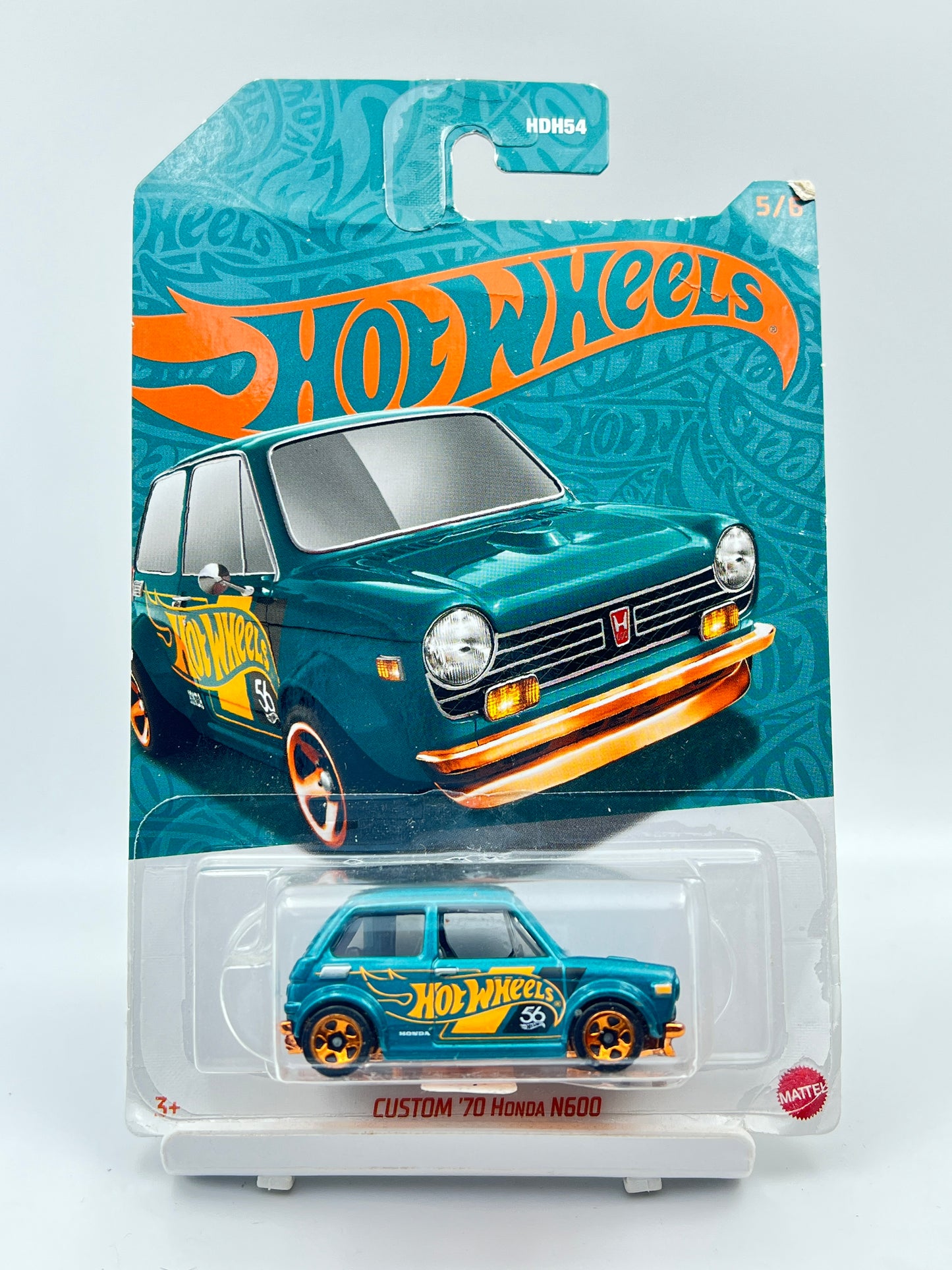 DAMAGED CARD - HOT WHEELS - CUSTOM 70 HONDA N600 - 9B