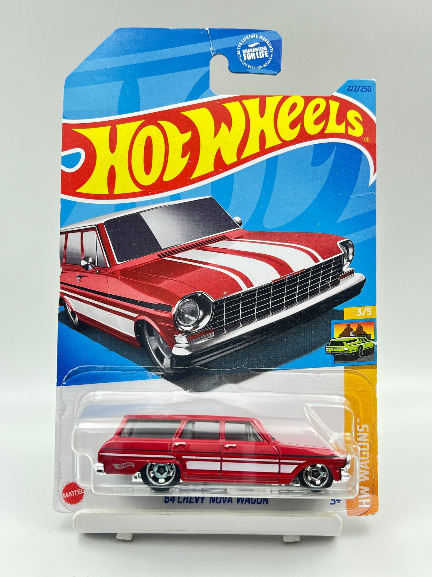 HOOK CREASE - IMPORTED - HOT WHEELS -  64 CHEVY NOVA WAGON - 9C
