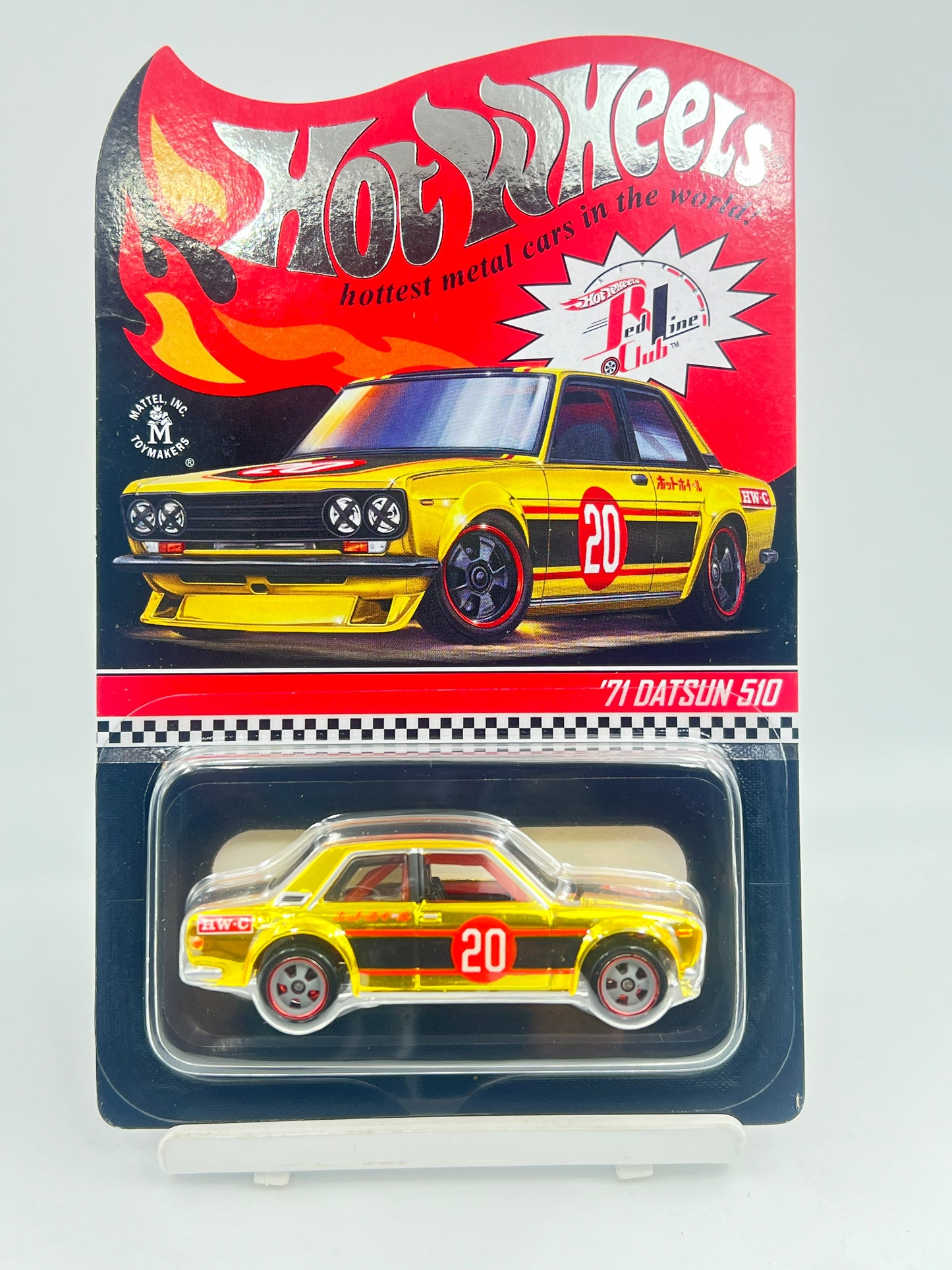 RLC - NUMBERED - 71 DATSUN 510 - (07240/15000) - GOLD