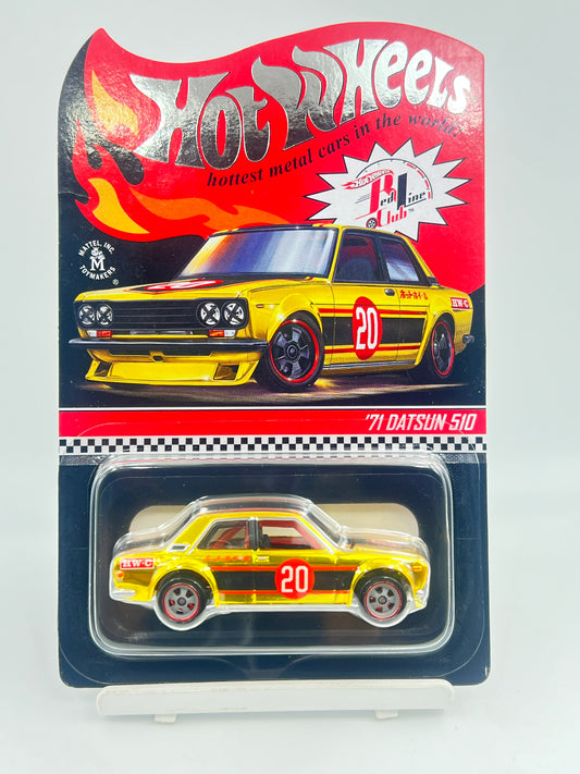 RLC - NUMBERED - 71 DATSUN 510 - (07240/15000) - GOLD