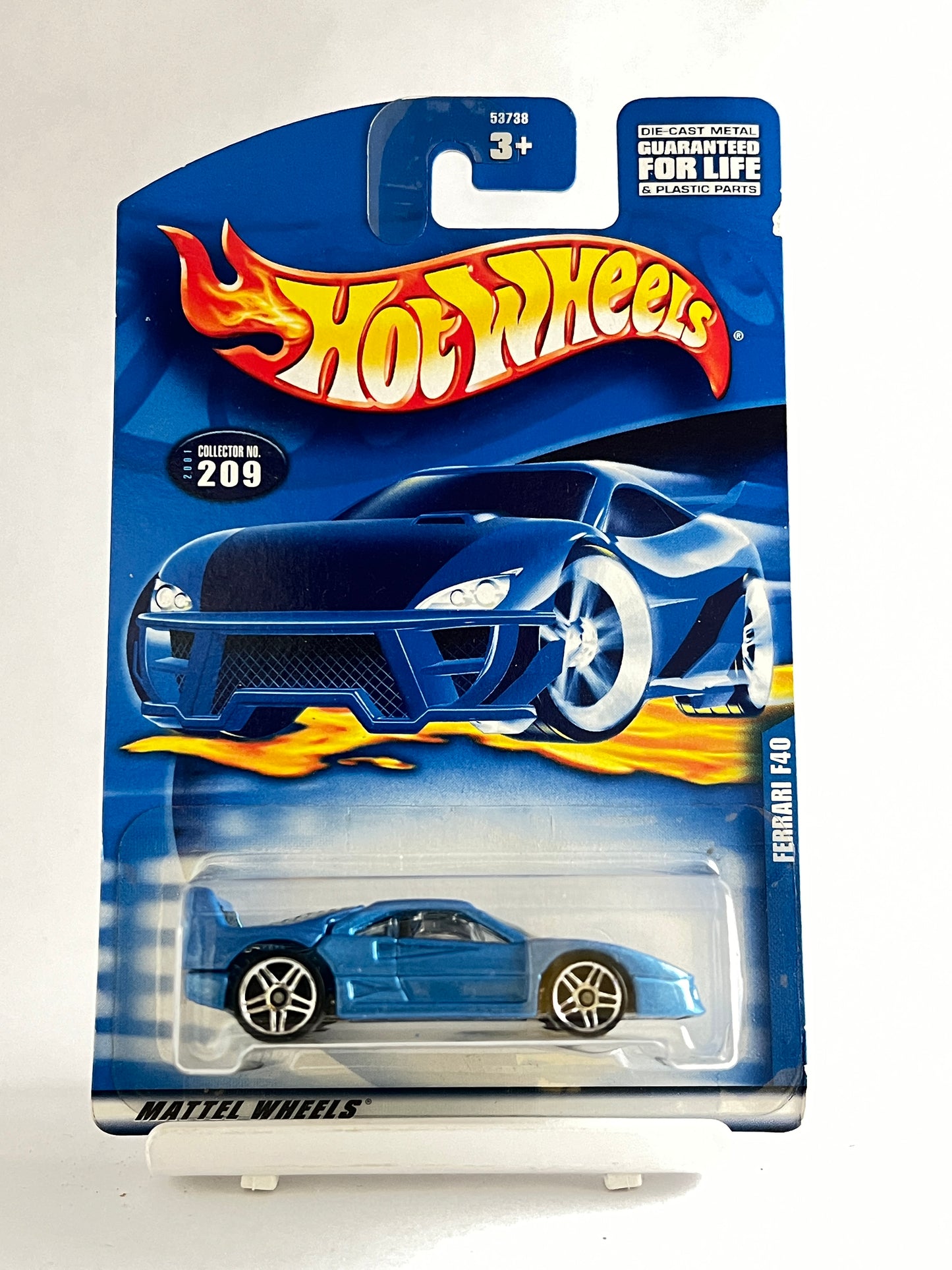 FERRARI F40 (BLUE) - OPENABLE HOOD - Its Fun- Hot wheels - matchbox - diecast