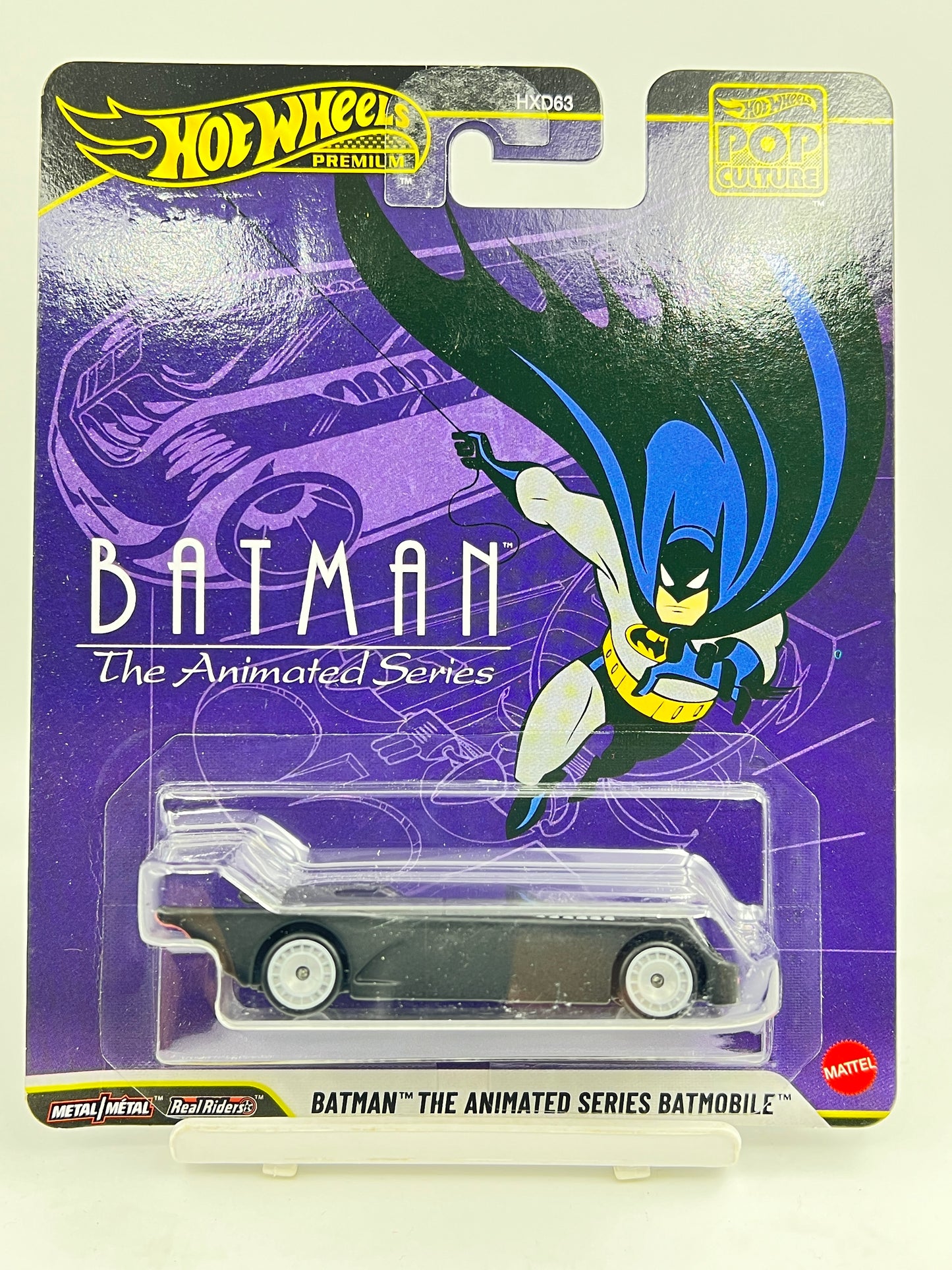 CREASED CARD - HOT WHEELS - PREMIUM - BATMAN THE ANIMATED BATMOBILE - 4G