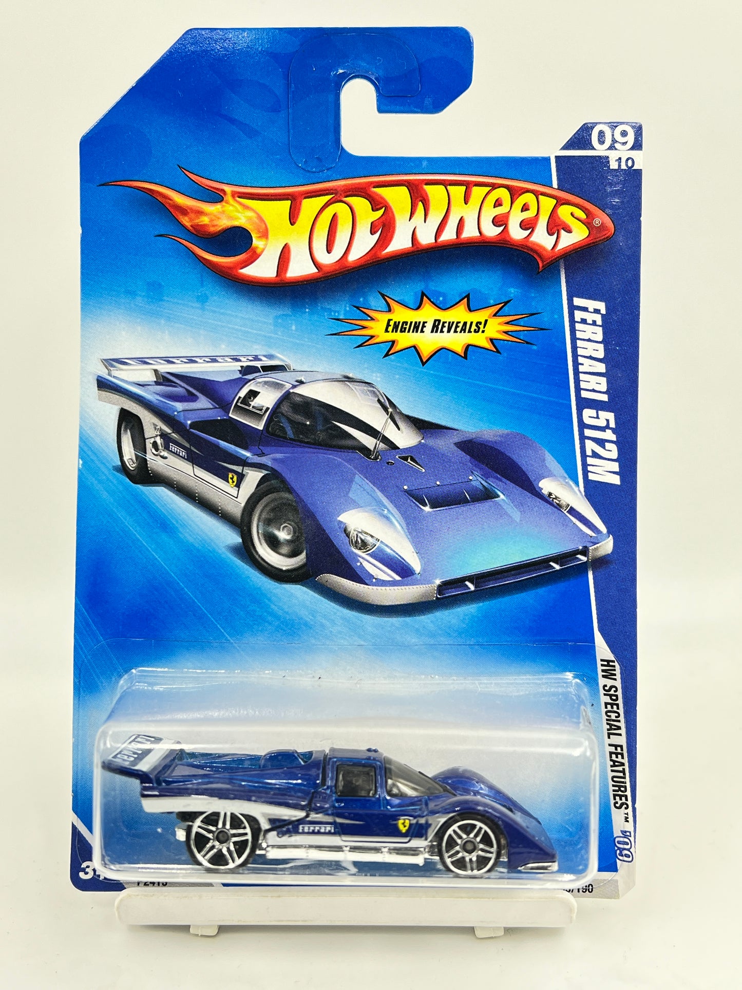 HOT WHEELS - FERRARI  512 M - BLUE - 6B