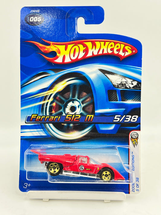 HOT WHEELS - FERRARI  512 M - RED - 6B