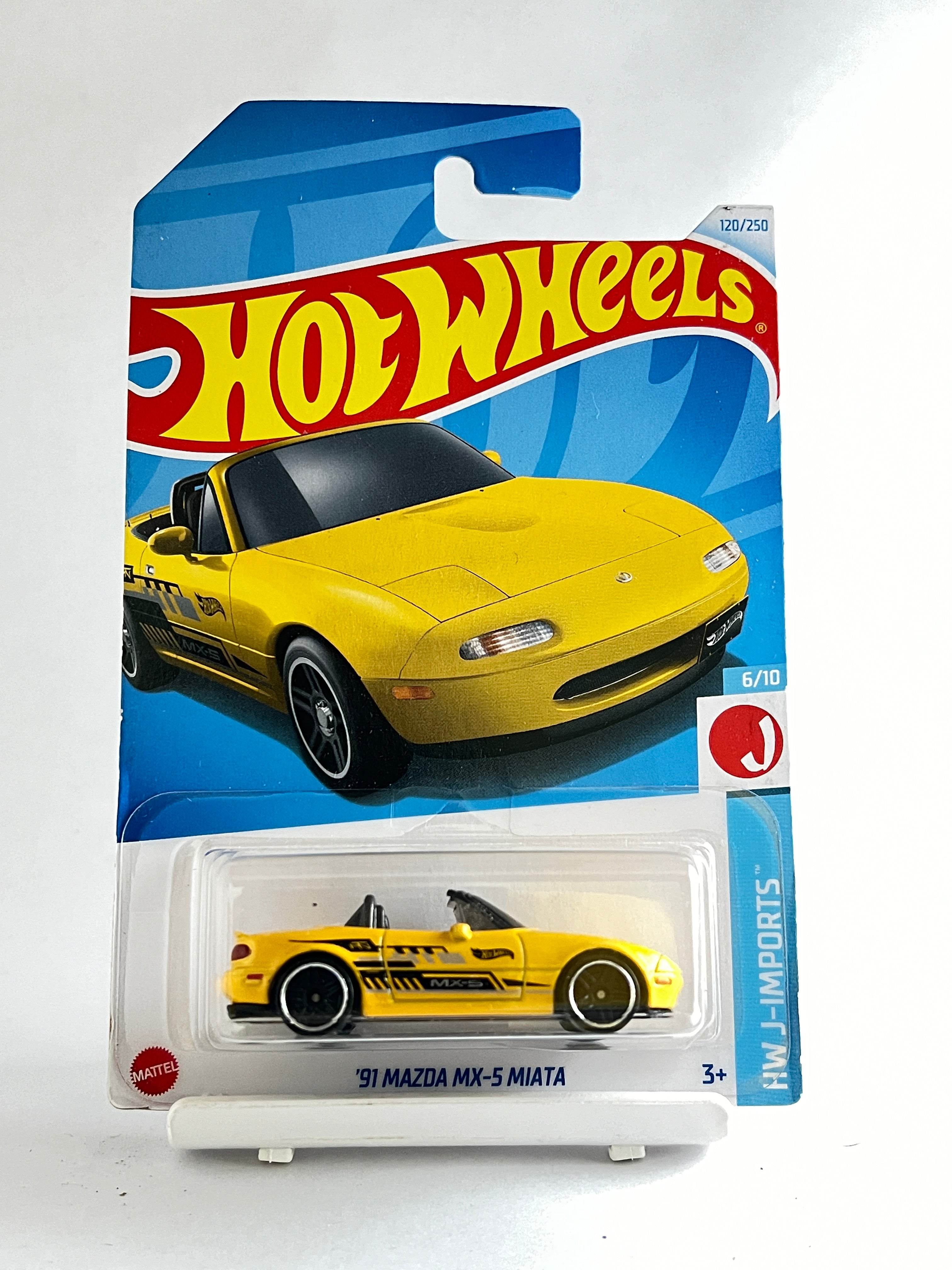 1991 MAZDA MX-5 MIATA Arizona 6台+ 台紙 HW 91 MAZDA MX-5 MIATA -