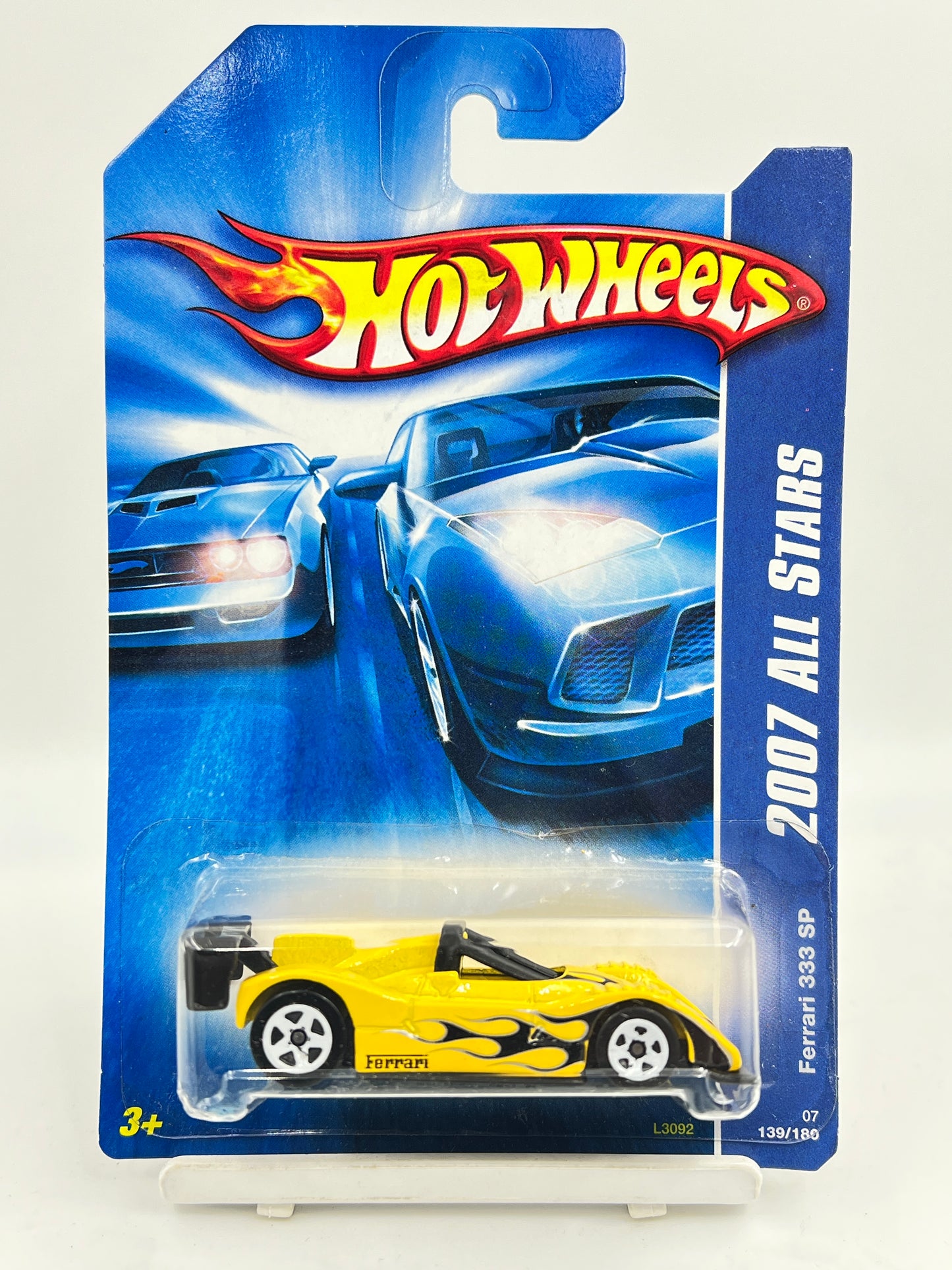 HOT WHEELS - FERRARI  333 SP - YELLOW - 6B