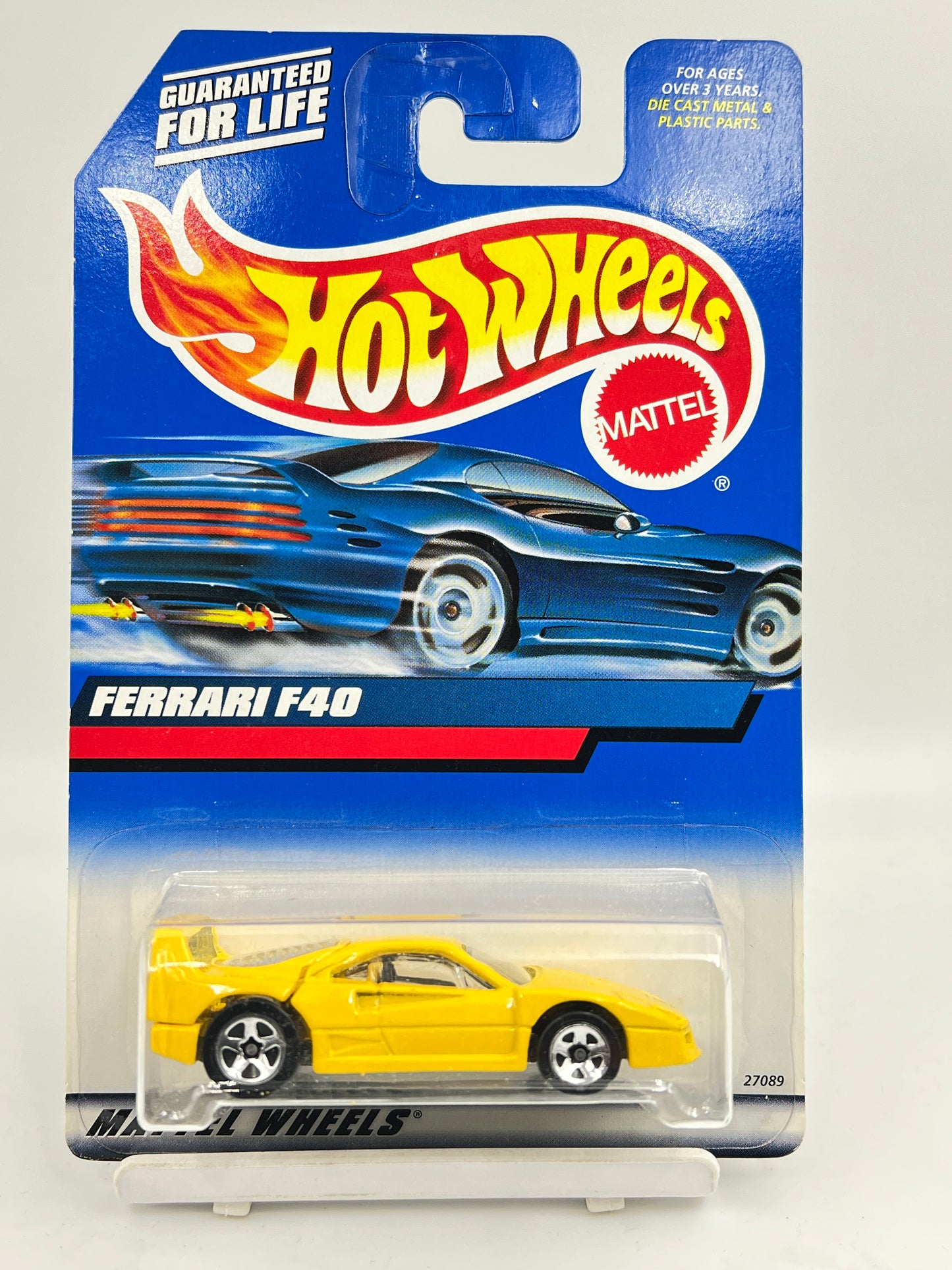 HOT WHEELS - FERRARI F40 - YELLOW - FULL METAL - 6E