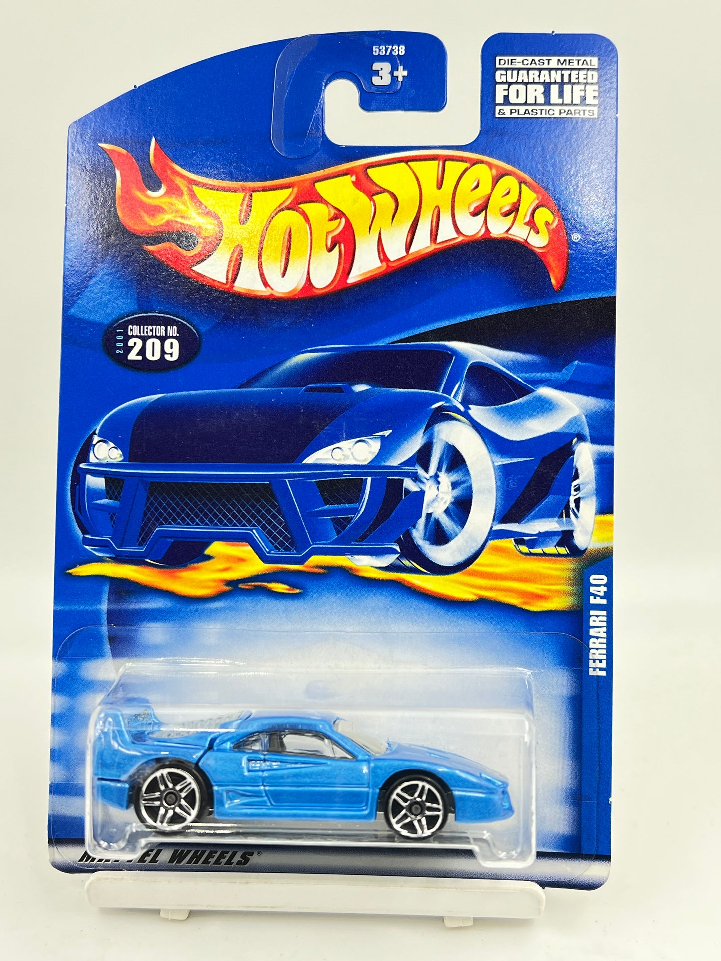 HOT WHEELS - FERRARI F40 - BLUE- FULL METAL - 6E