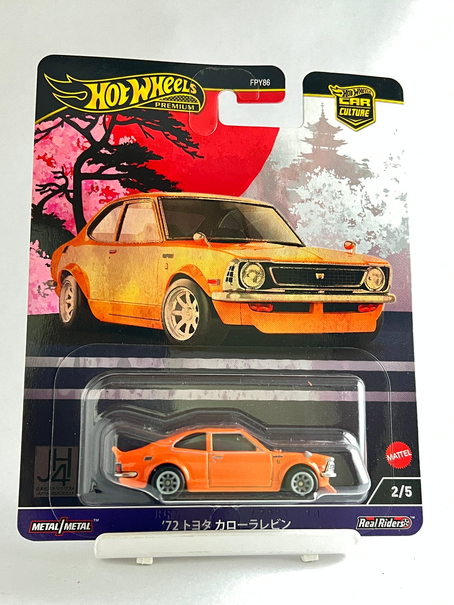PREMIUM - JAPANESE HISTORICS 4 -72 TOYOTA COROLLA LEVIN - 5C - Its Fun- Hot wheels - matchbox - diecast