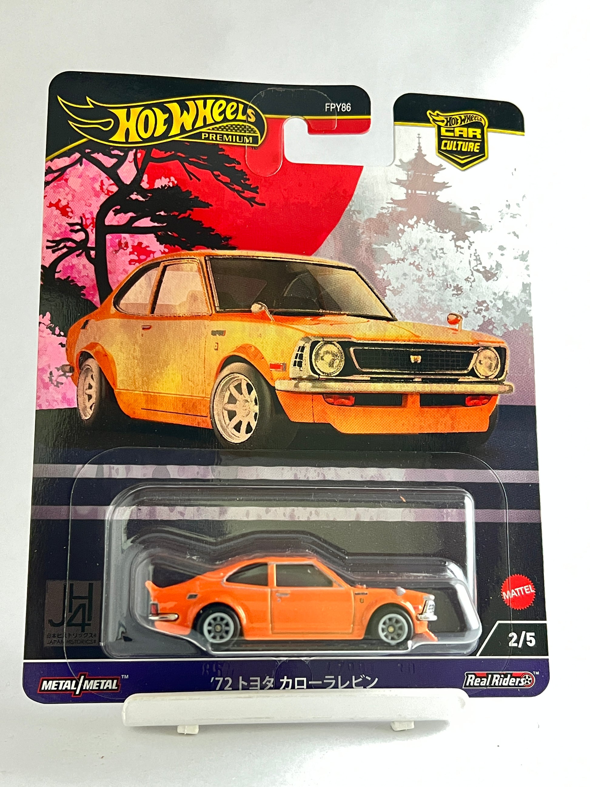 PREMIUM - JAPANESE HISTORICS 4 -72 TOYOTA COROLLA LEVIN - 5C - Its Fun- Hot wheels - matchbox - diecast