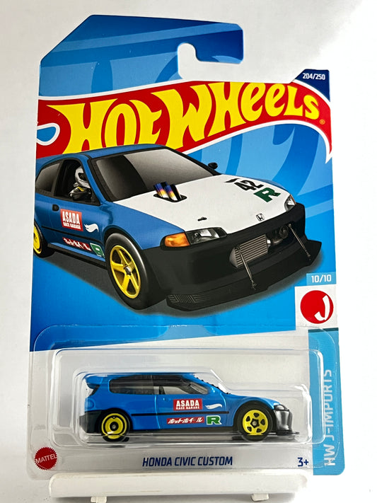 HONDA CIVIC CUSTOM - 1D - Its Fun- Hot wheels - matchbox - diecast