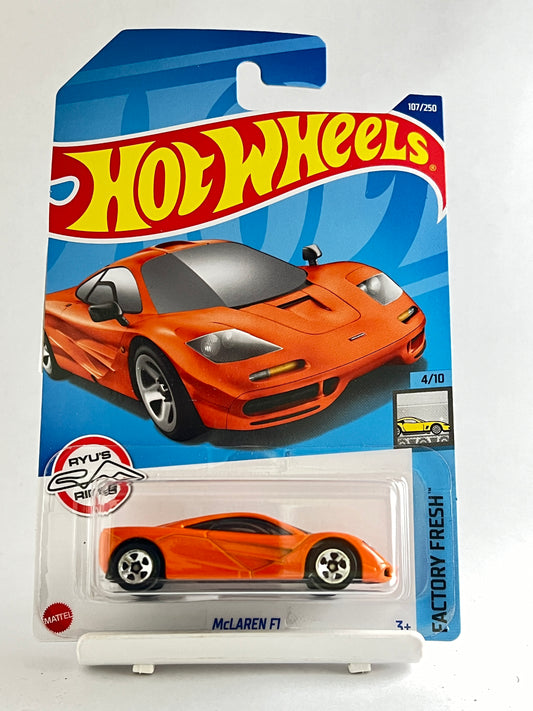 MCLAREN F1 - ORANGE - 4B - Its Fun- Hot wheels - matchbox - diecast