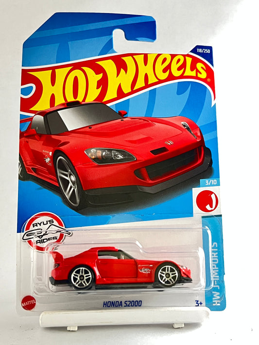 HONDA S2000 - RED - 4A - Its Fun- Hot wheels - matchbox - diecast