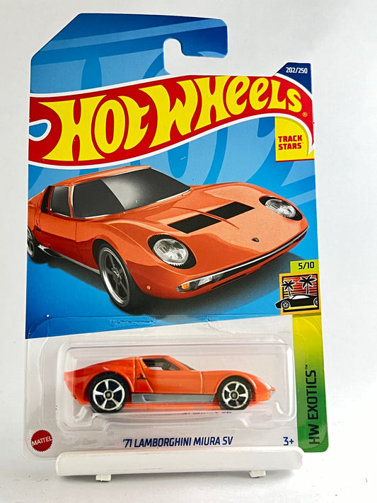 71 LAMBORGHINI MIURA SV -4B - Its Fun- Hot wheels - matchbox - diecast