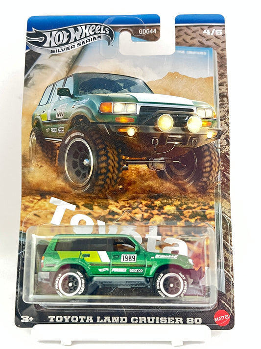 BLISTER CRACK - HOT WHEELS TOYOTA SILVER SERIES - TOYOTA LAND CRUISER 80 - 4G - Its Fun- Hot wheels - matchbox - diecast