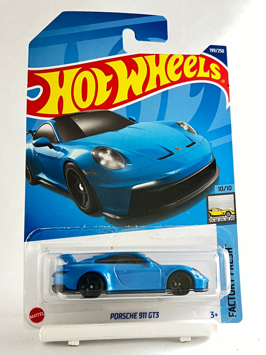 PORSCHE 911 GT3 - BLUE - 4B - Its Fun- Hot wheels - matchbox - diecast