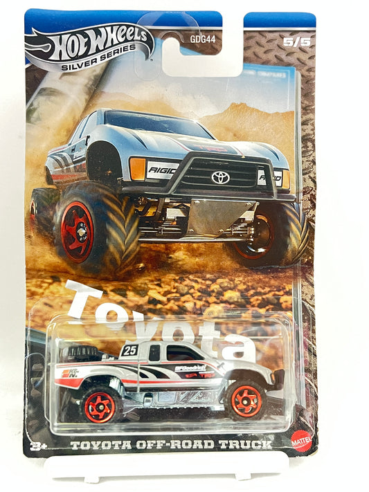 CREASED/BEND CARD - HOT WHEELS TOYOTA SILVER SERIES - TOYOTA OFF ROAD TRUCK - 4G - Its Fun- Hot wheels - matchbox - diecast