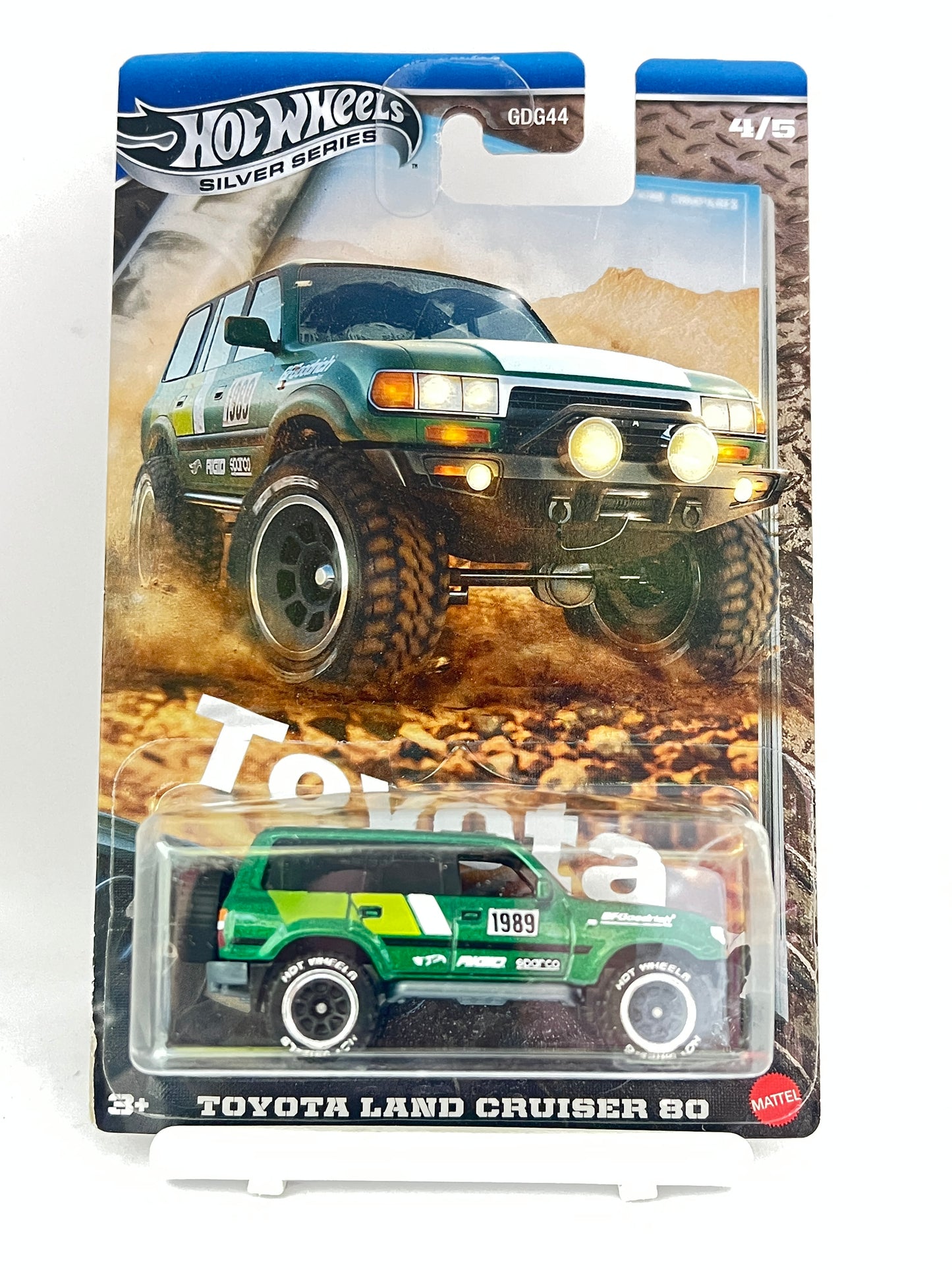 HOT WHEELS TOYOTA SILVER SERIES - TOYOTA LAND CRUISER 80 - 4C
