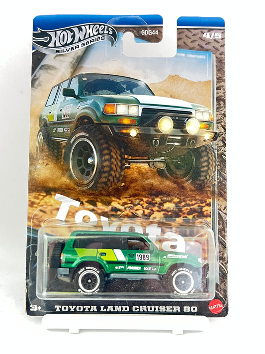 HOT WHEELS TOYOTA SILVER SERIES - TOYOTA LAND CRUISER 80 - 4C