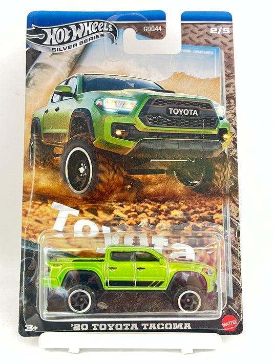CREASED CARD - HOT WHEELS TOYOTA SILVER SERIES - 20 TOYOTA TACOMA - 4G - Its Fun- Hot wheels - matchbox - diecast