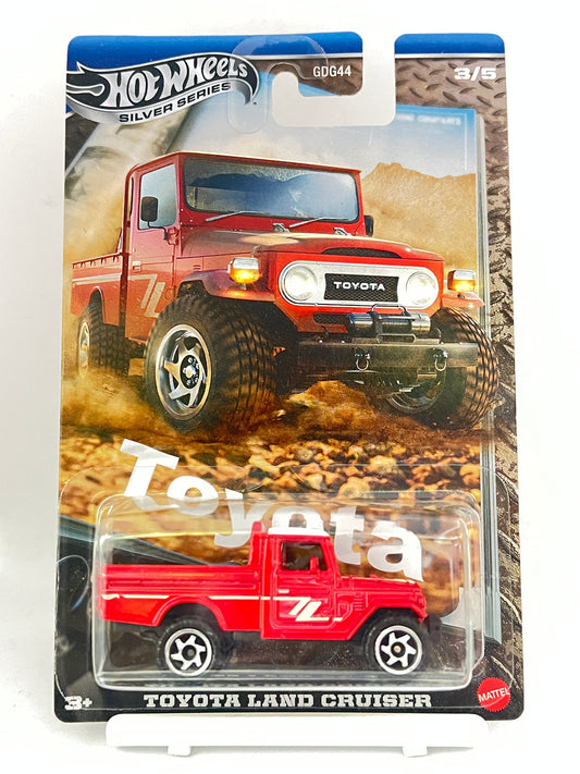 HOT WHEELS TOYOTA SILVER SERIES - TOYOTA LAND CRUISER - 4C