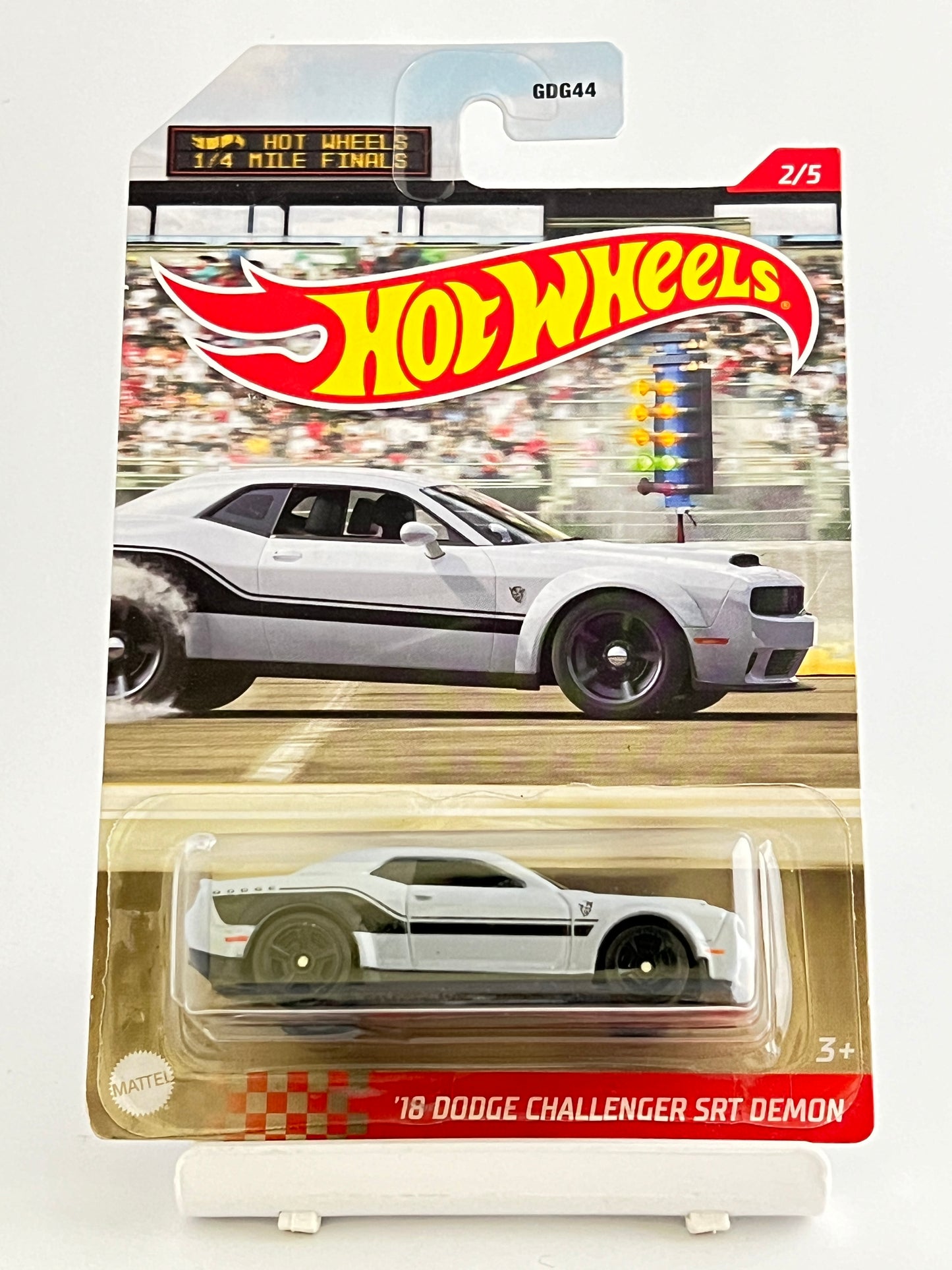 CREASED CARD - 18 DODGE CHALLENGER SRT DEMON - 5E