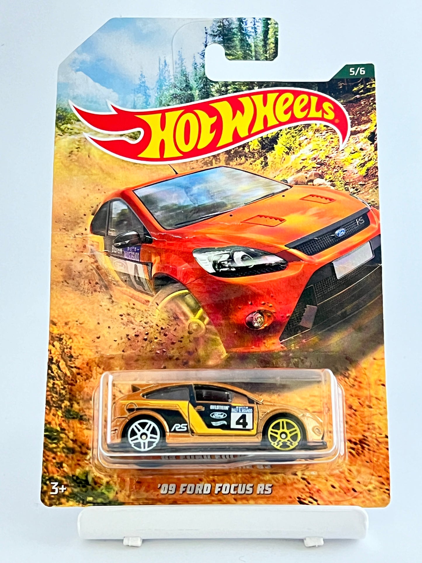 09 FORD FOCUS RS - CREASED CARD - 1B