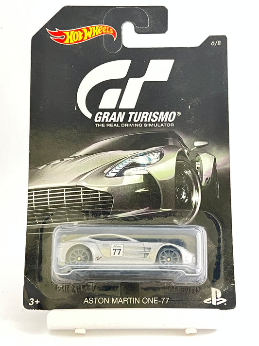 ASTON MARTIN ONE-77 - GRAN TURISMO CARD ART - 1D - Its Fun- Hot wheels - matchbox - diecast