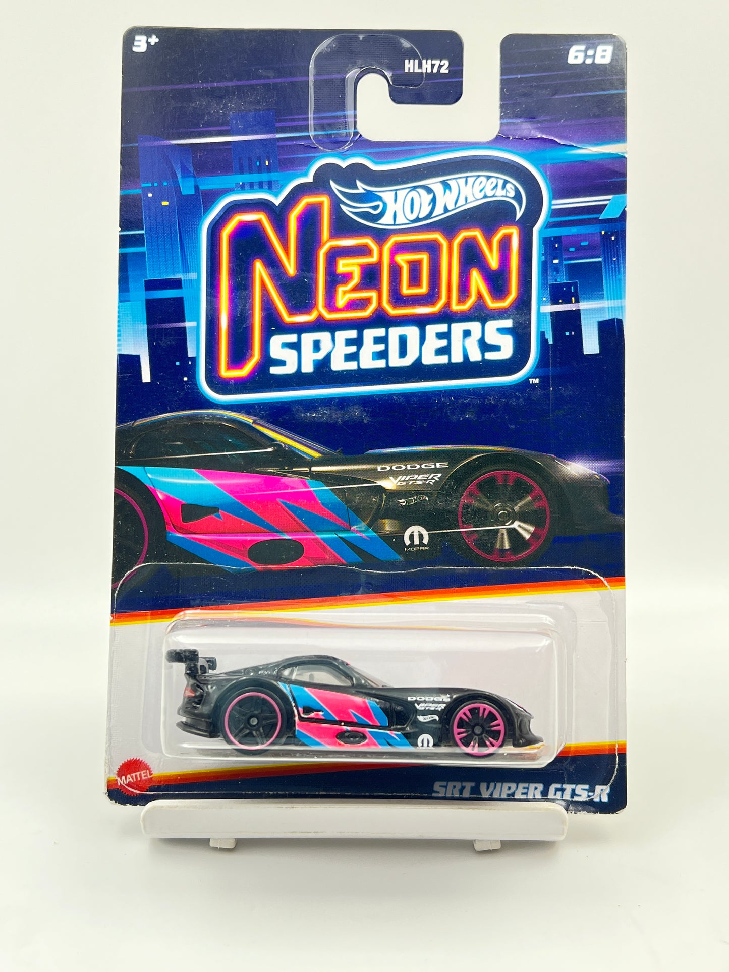 CREASED CARD - NEON SPEEDERS - SRT VIPER GTS-R - 4C