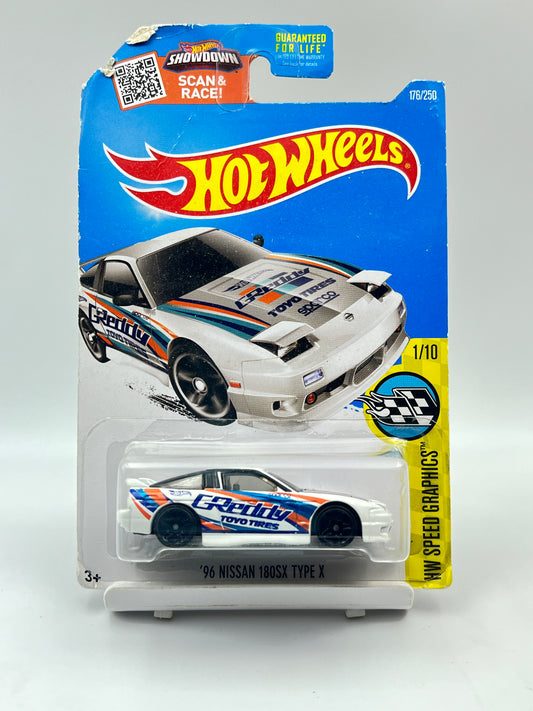 DAMAGED CARD - 96 NISSAN 180SX TYPE X - 3B