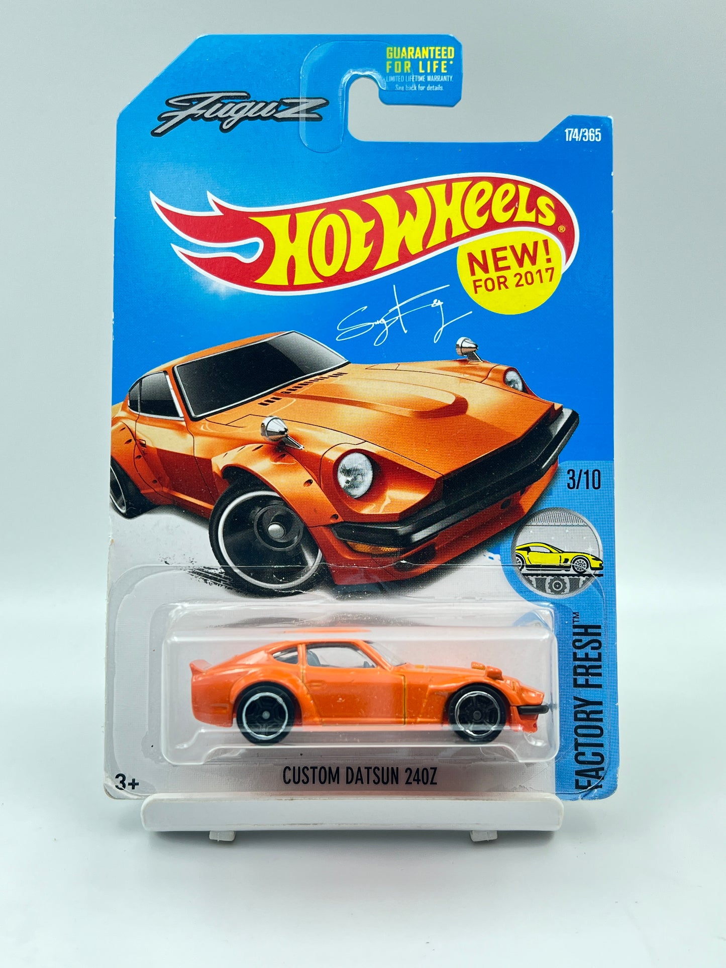 SOFT CORNERS - IMPORTED - HOT WHEELS -  CUSTOM DATSUN 240Z - ORANGE - 3A