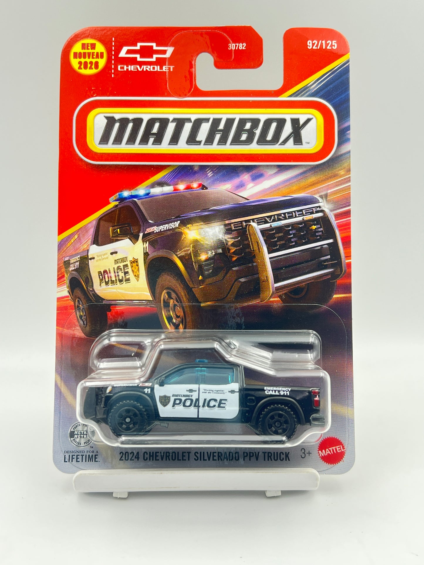MATCHBOX - 2024 CHEVROLET SILVERADO PPV TRUCK - 3G