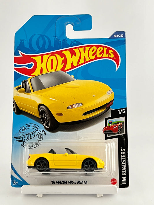 91 MAZDA MX-5 MIATA - 1D - Its Fun- Hot wheels - matchbox - diecast