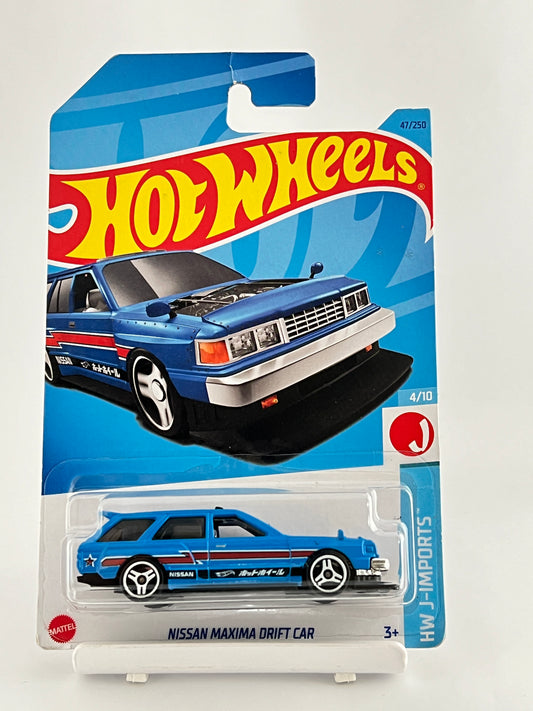 NISSAN MAXIMA DRIFT CAR - BLUE - 3A - Its Fun- Hot wheels - matchbox - diecast