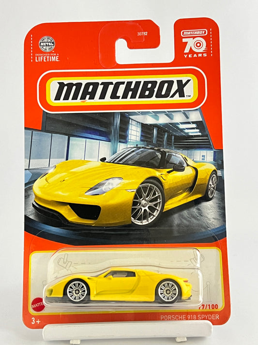 PORSCHE 918 SPYDER - Its Fun- Hot wheels - matchbox - diecast