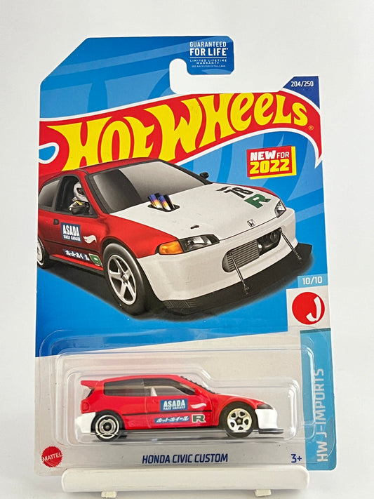 HONDA CIVIC CUSTOM - 1A - Its Fun- Hot wheels - matchbox - diecast