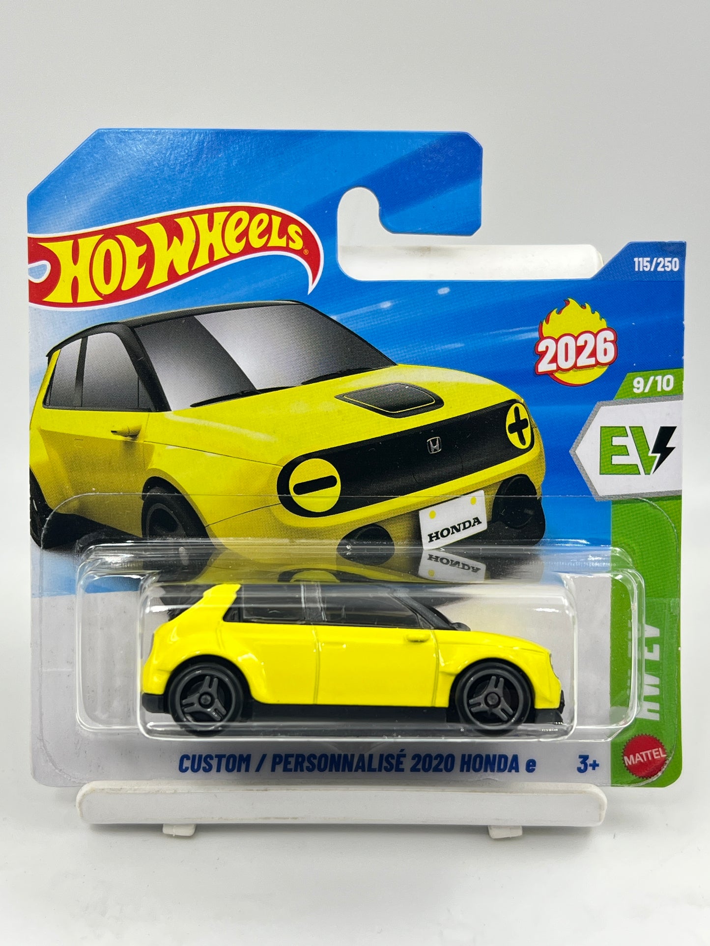 HOT WHEELS - CUSTOM 2020 HONDA E - YELLOW - 3D