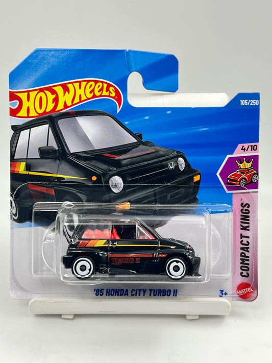 CREASED - HOT WHEELS - 85 HONDA CITY TURBO II - 4F