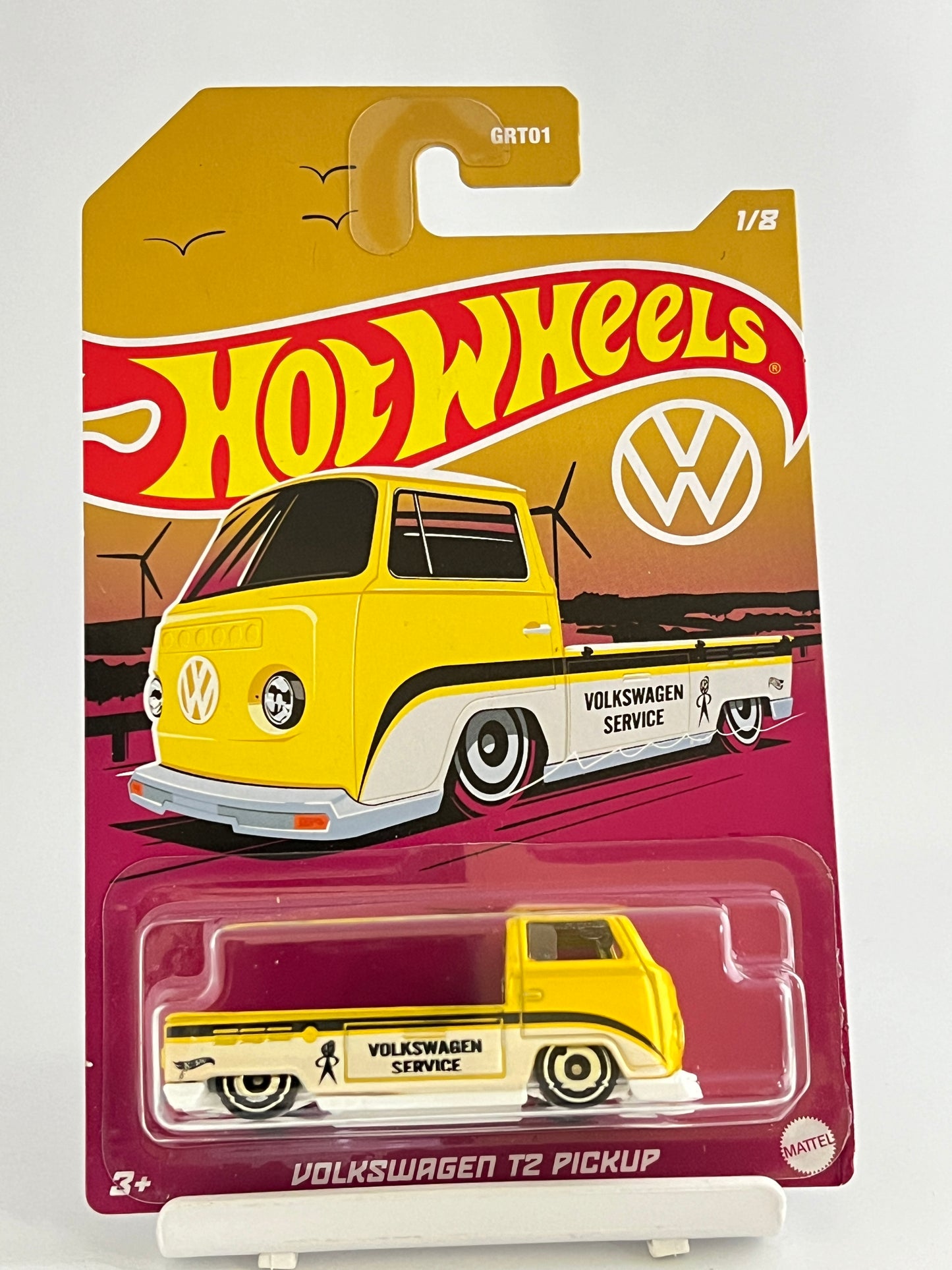 VOLKSWAGEN T2 PICKUP - CARD ART - 2B - Its Fun- Hot wheels - matchbox - diecast