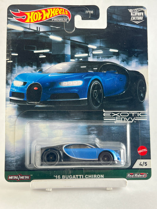 PREMIUM - 16 BUGATTI CHIRON - 5A - Its Fun- Hot wheels - matchbox - diecast
