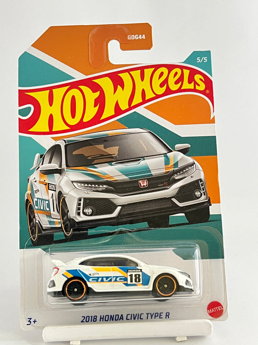 2018 HONDA CIVIC TYPE R - CARD ART - 2B - Its Fun- Hot wheels - matchbox - diecast