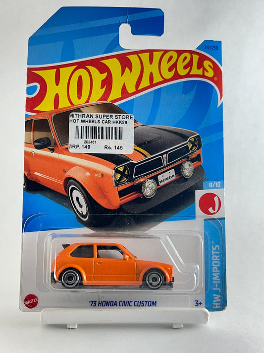 73 HONDA CIVIC CUSTOM - 3C - Its Fun- Hot wheels - matchbox - diecast
