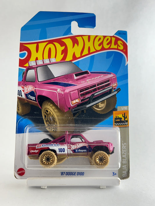 87 DODGE D100 - 3B - Its Fun- Hot wheels - matchbox - diecast