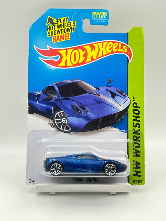HOT WHEELS - PAGANI HUAYRA - BLUE - 1B
