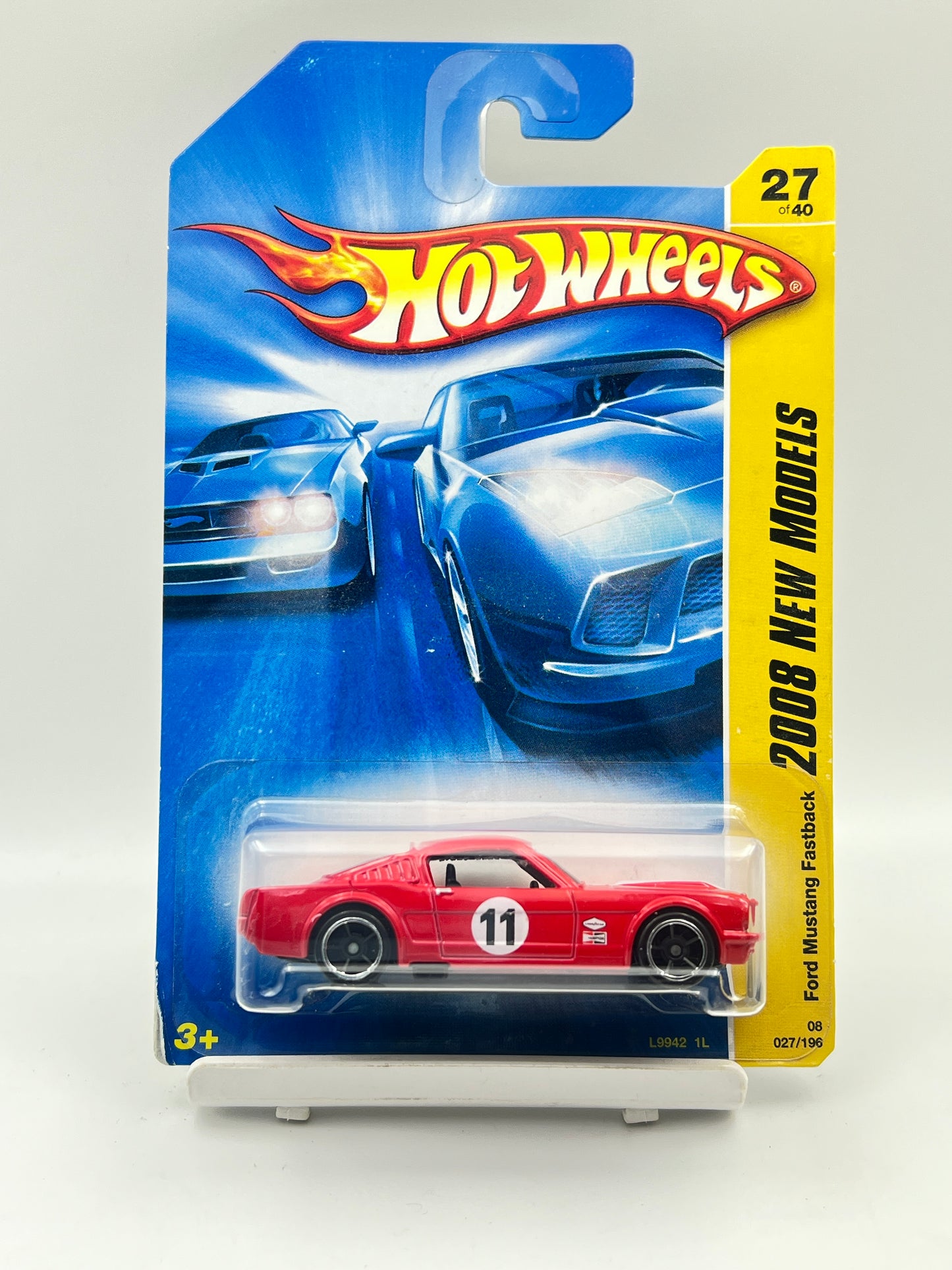 HOT WHEELS - FORD MUSTANG FASTBACK - RED - 1B