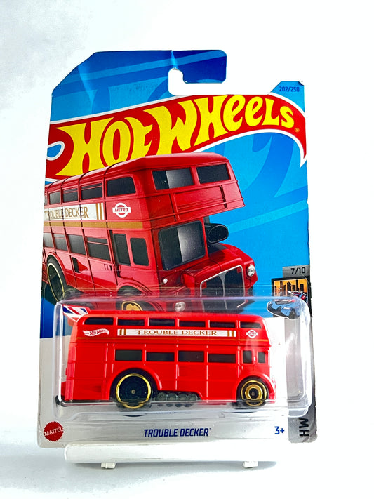 TROUBLE DECKER - 4D - Its Fun- Hot wheels - matchbox - diecast