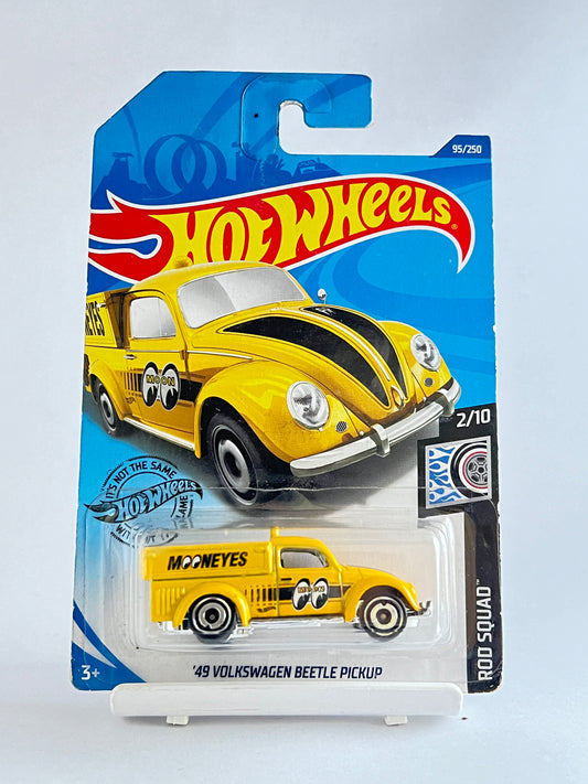 49 VOLKSWAGEN BEETLE PICKUP - MOONEYES - 4D - Its Fun- Hot wheels - matchbox - diecast