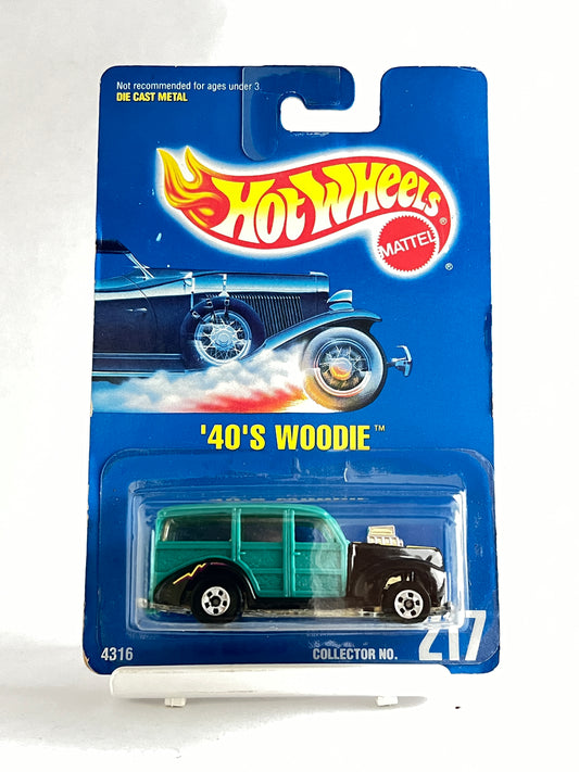 40'S WOODIE - 4D - Its Fun- Hot wheels - matchbox - diecast