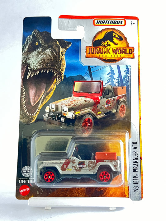 93 JEEP WRANGLER #10 - Its Fun- Hot wheels - matchbox - diecast